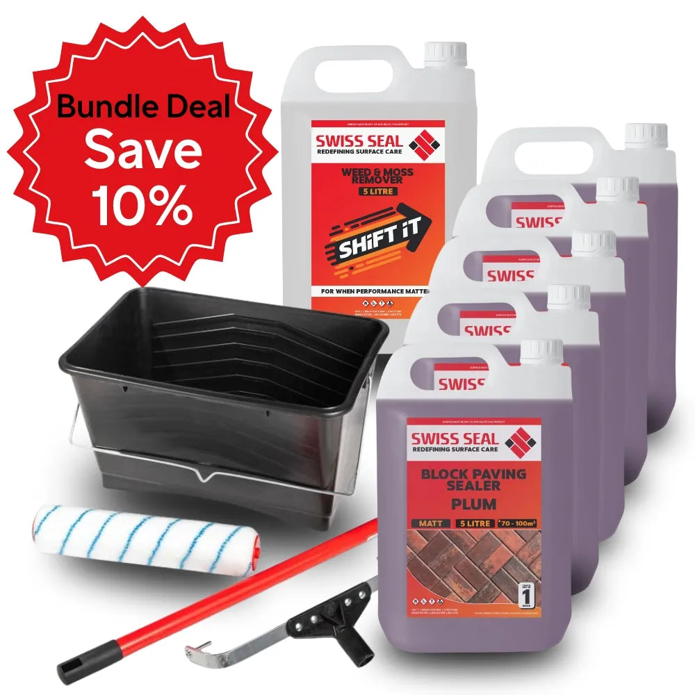 Swiss Seal Block Paving Sealer Plum Matt