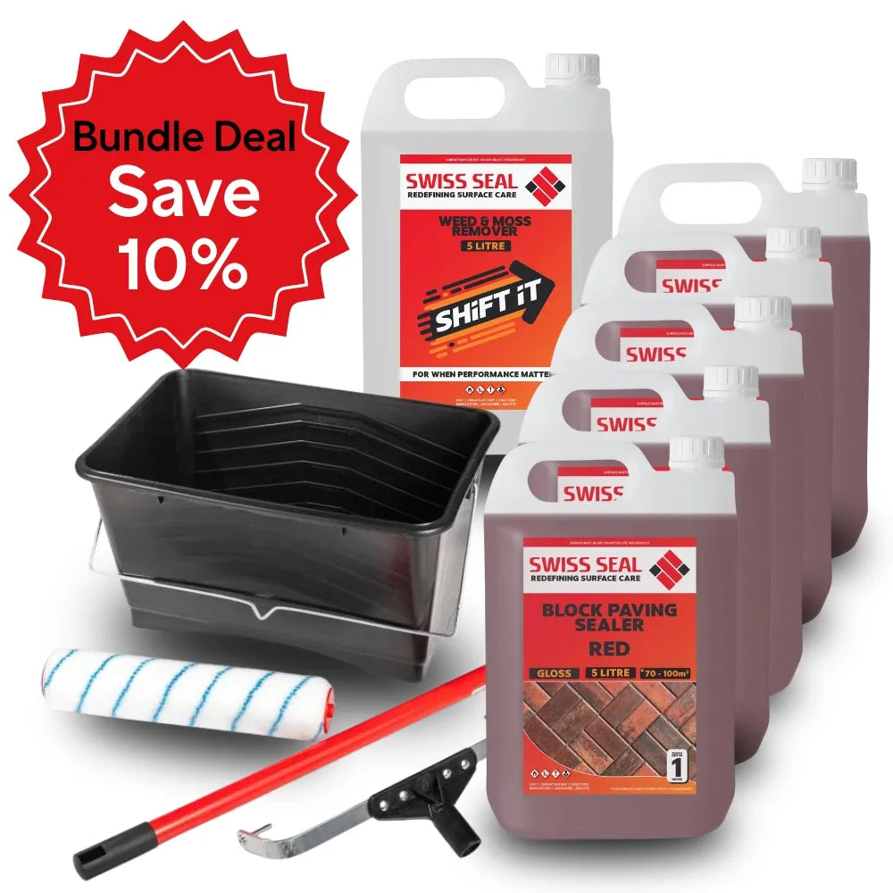 Swiss Seal Block Paving Sealer Red Gloss