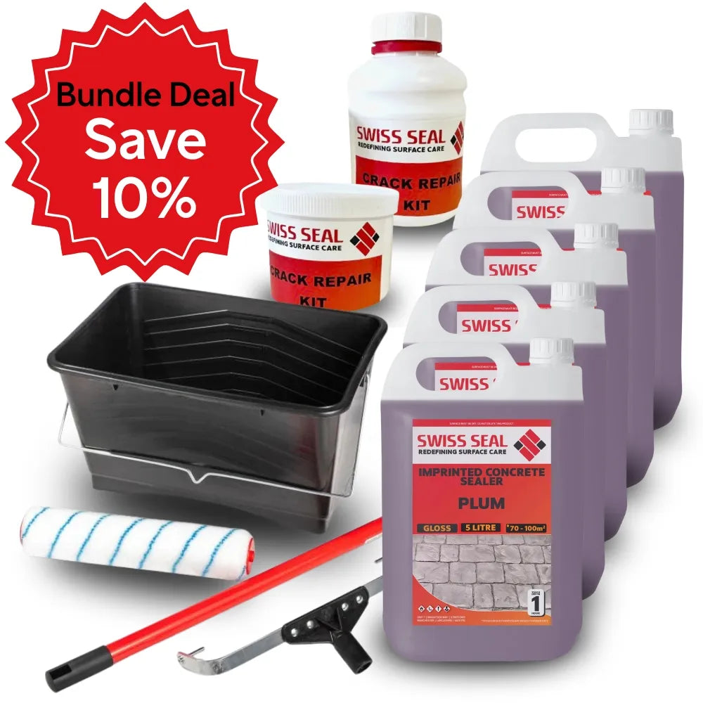 Swiss Seal Imprinted Concrete Sealer Plum Gloss