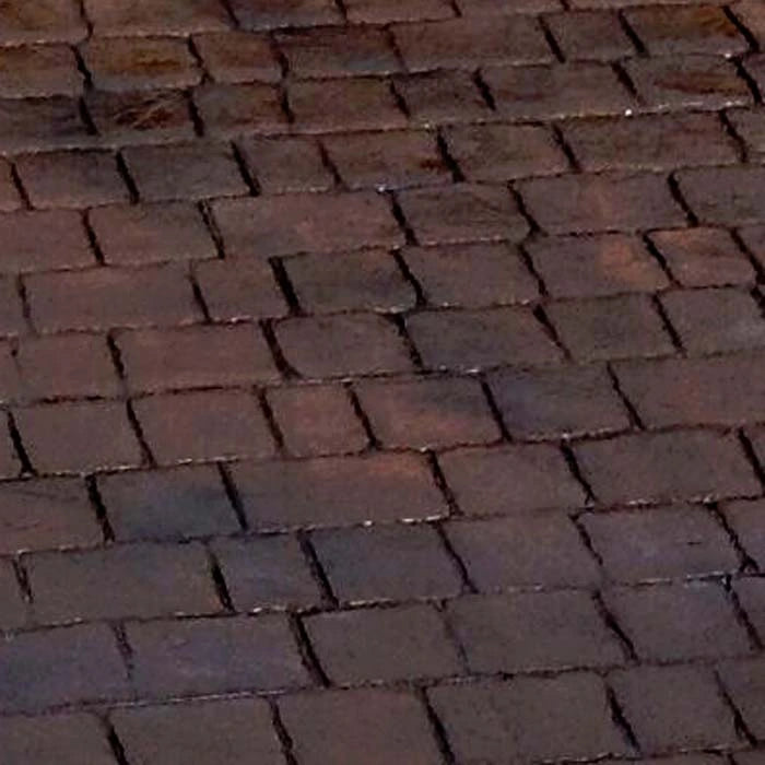 Swiss Seal Chestnut Brown Patio & Driveway Tinted Sealer: coloured paint sealant for imprinted concrete patios and driveways.