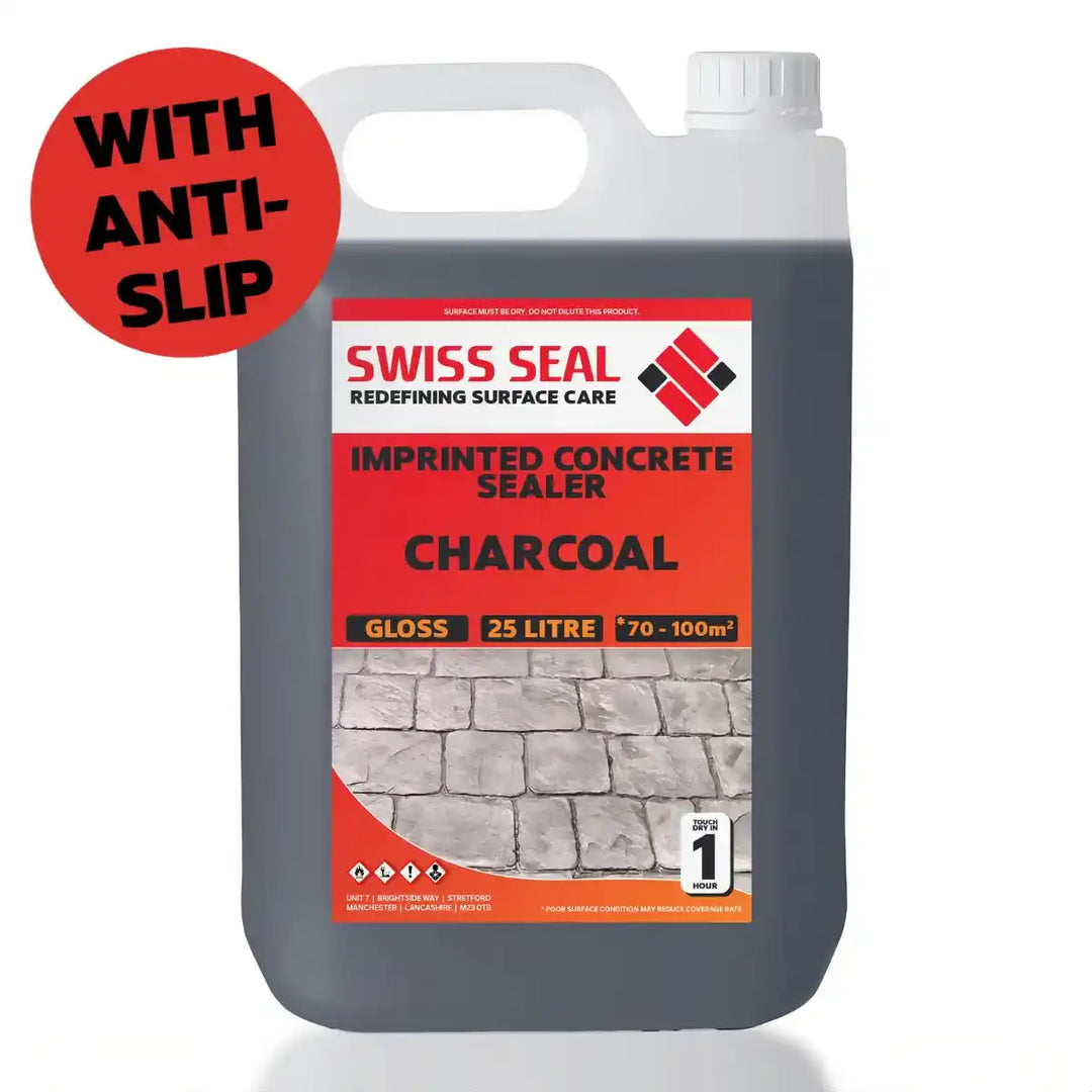 Imprinted Concrete Tinted Sealer / Renovator – Charcoal/Black