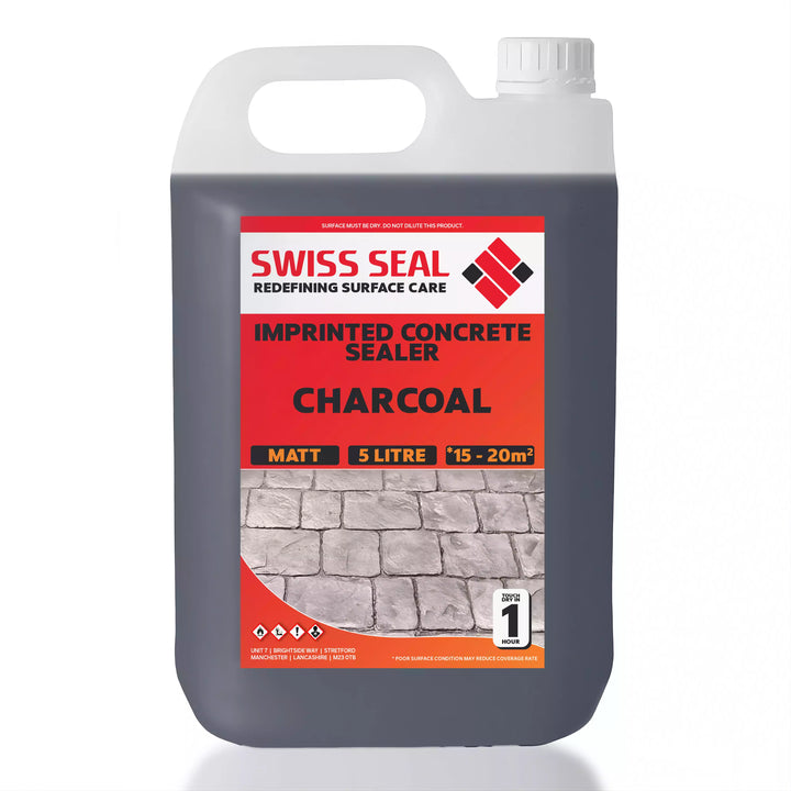 Imprinted Concrete Tinted Sealer / Renovator – Charcoal/Black