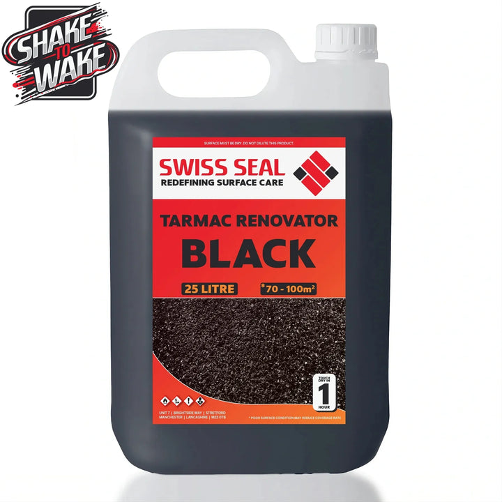 Swiss Seal Tarmac Renovator Black Shake to Wake