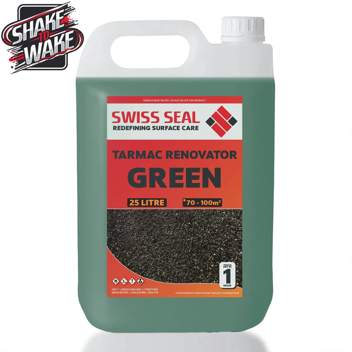 Swiss Seal Tarmac Renovator Green Shake to Wake