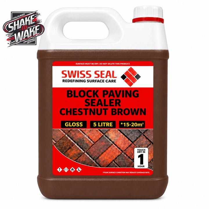 Block Paving Tinted Sealer / Renovator High Solids – Chestnut Brown