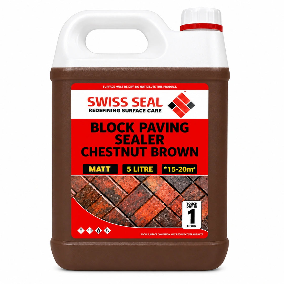 Block Paving Tinted Sealer / Renovator High Solids – Chestnut Brown