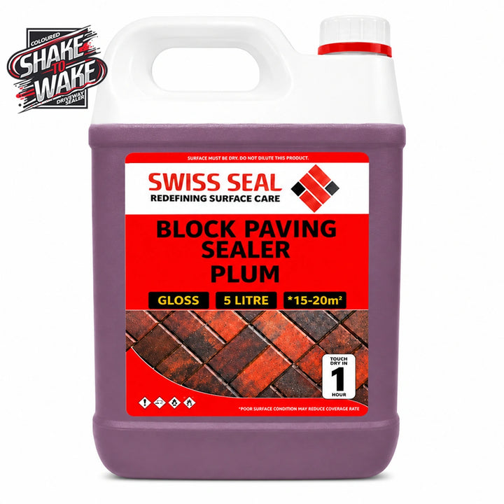 Block Paving Tinted Sealer / Renovator High Solids – Plum