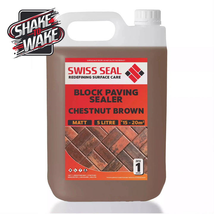 Block Paving Tinted Sealer / Renovator High Solids – Chestnut Brown