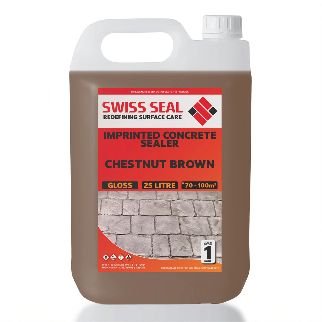 Imprinted Concrete Tinted Sealer / Renovator – Chestnut Brown