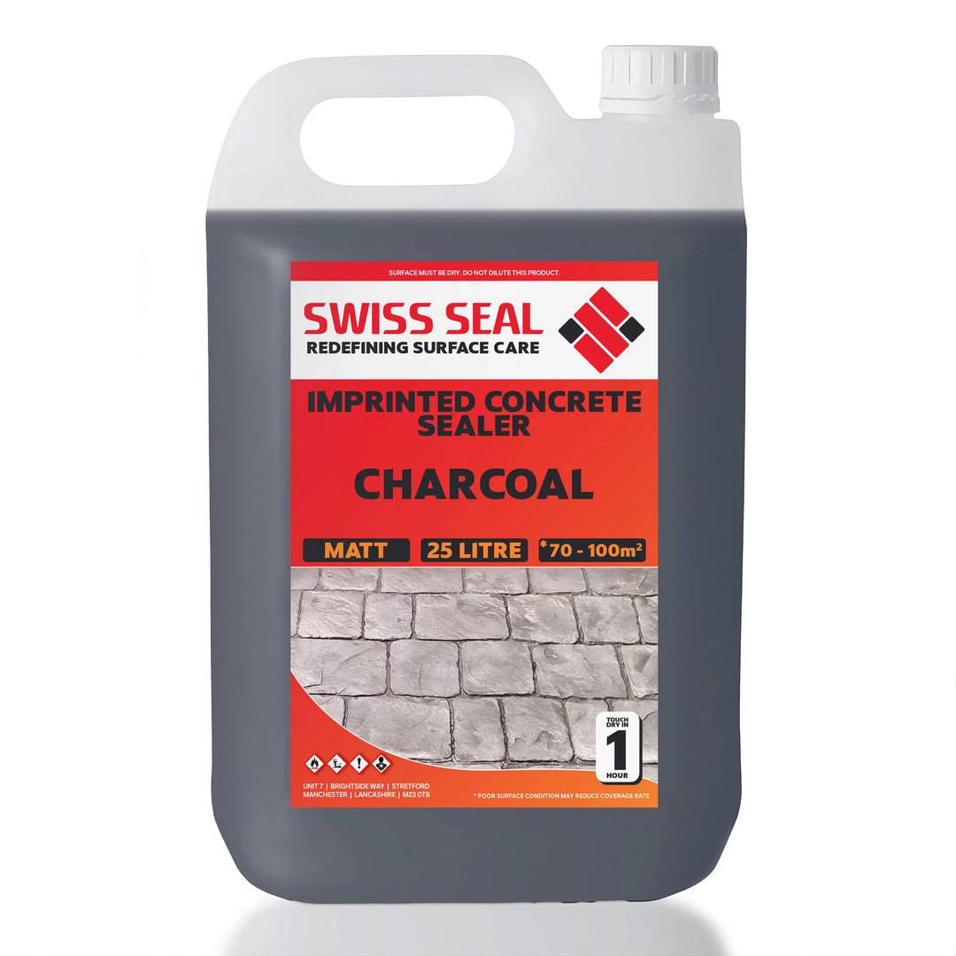 Imprinted Concrete Tinted Sealer / Renovator – Charcoal Grey