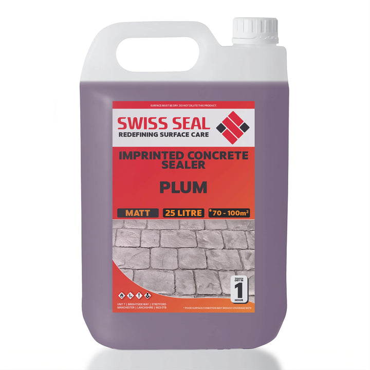 Imprinted Concrete Tinted Sealer / Renovator – Plum