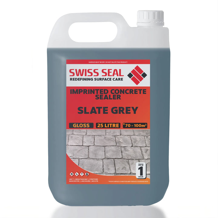 Imprinted Concrete Tinted Sealer / Renovator – Slate Grey