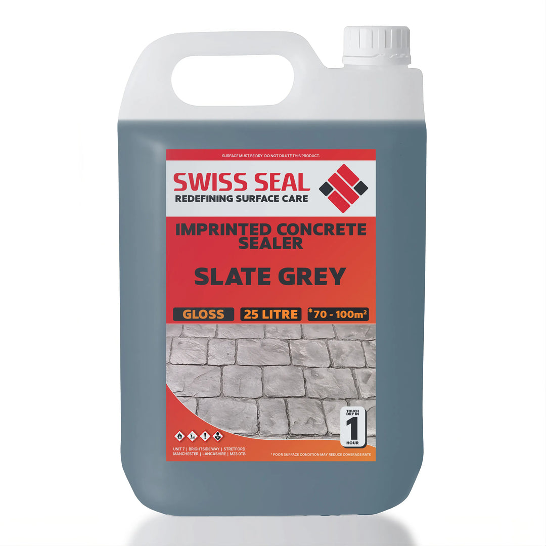 Imprinted Concrete Tinted Sealer / Renovator – Slate Grey