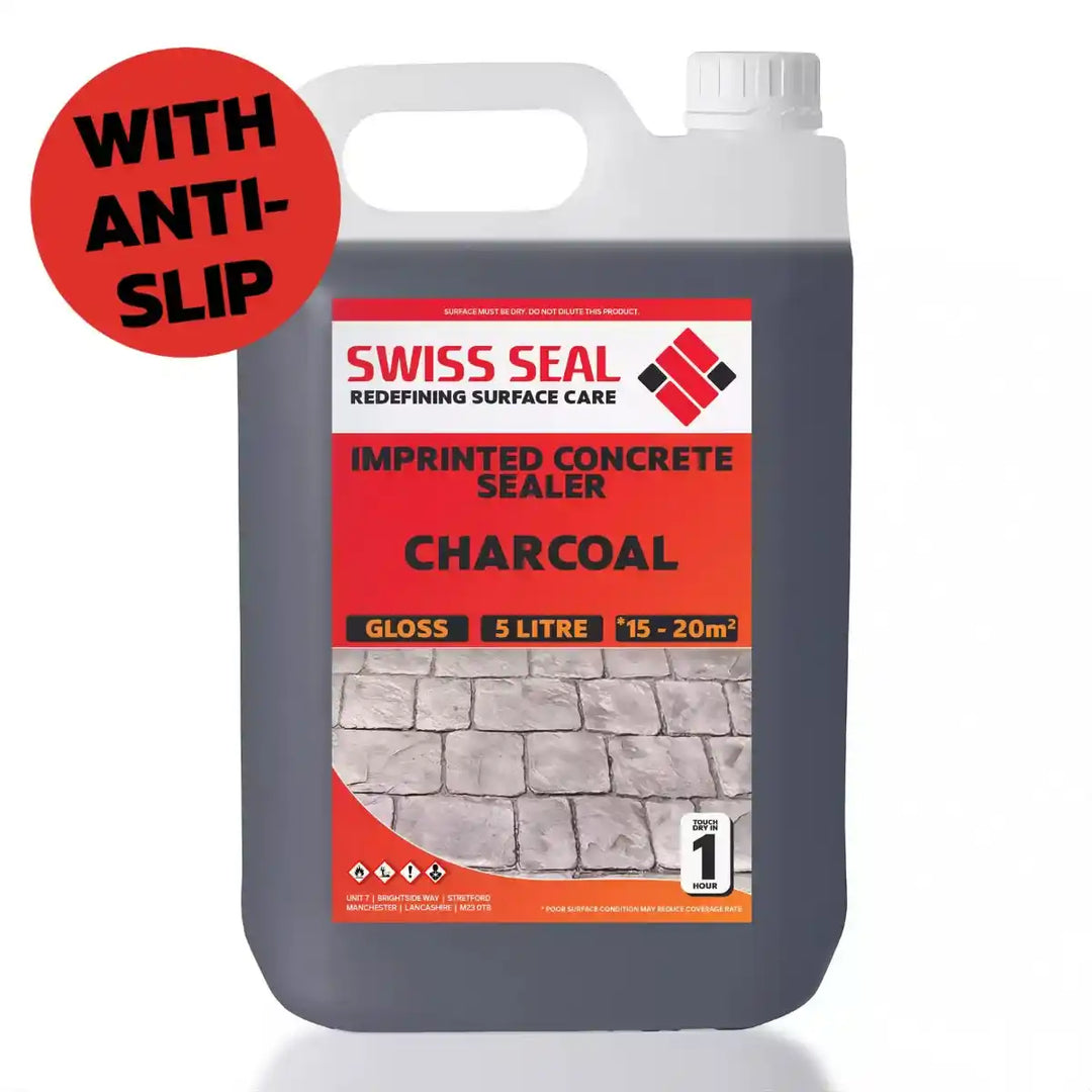 Imprinted Concrete Tinted Sealer / Renovator – Charcoal Grey