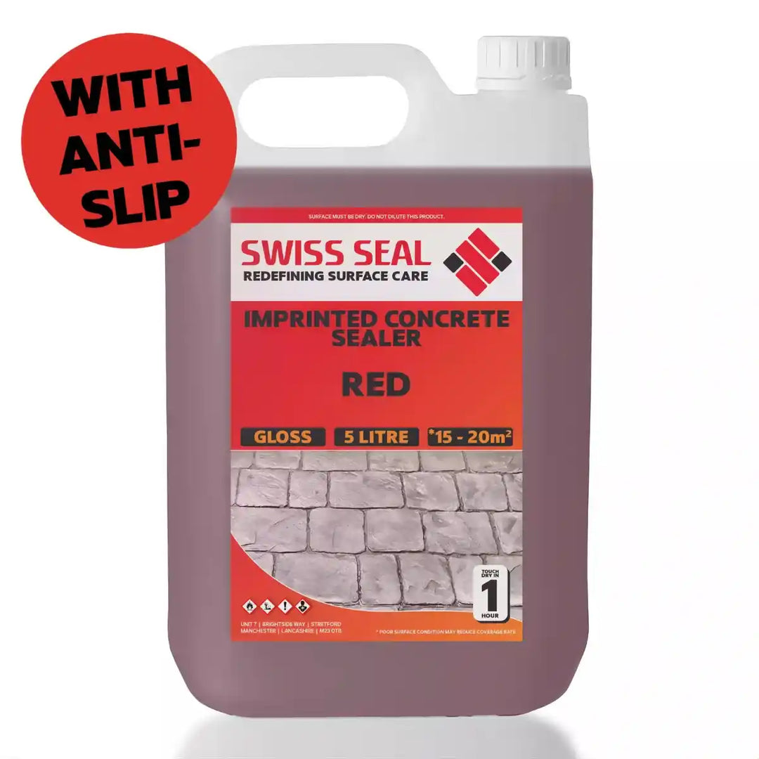 Imprinted Concrete Tinted Sealer / Renovator – Red