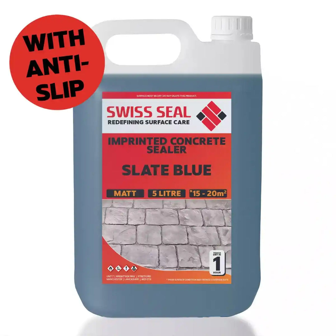 Imprinted Concrete Tinted Sealer / Renovator – Slate Blue