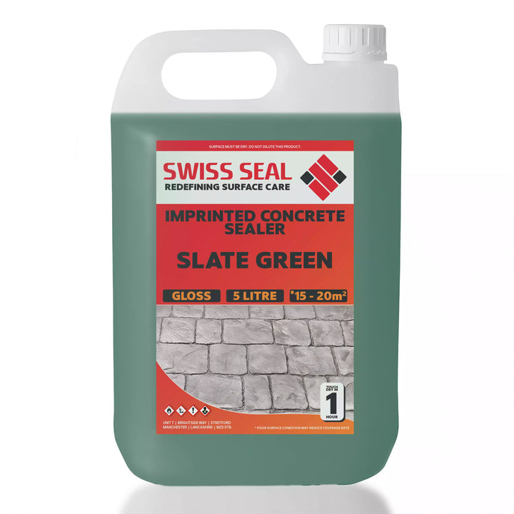 Imprinted Concrete Tinted Sealer / Renovator – Slate Green