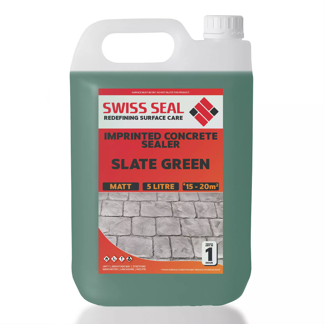 Imprinted Concrete Tinted Sealer / Renovator – Slate Green