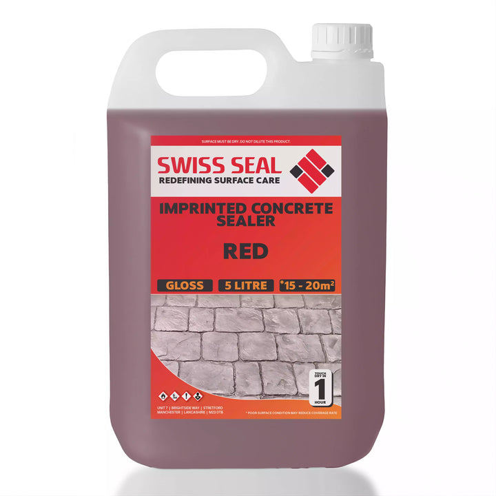 Imprinted Concrete Tinted Sealer / Renovator – Red