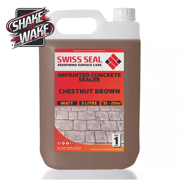 Imprinted Concrete Tinted Sealer / Renovator – Chestnut Brown