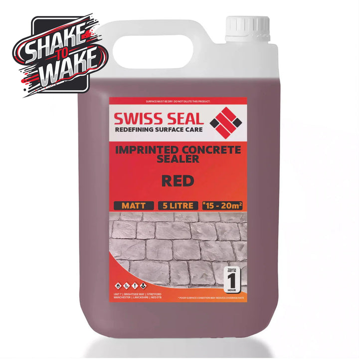 Imprinted Concrete Tinted Sealer / Renovator – Red