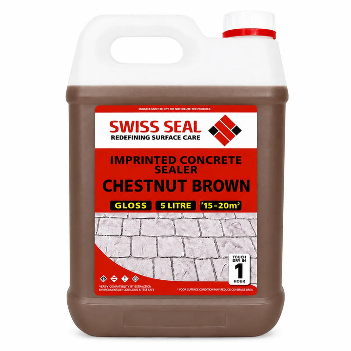 Imprinted Concrete Tinted Sealer / Renovator – Chestnut Brown