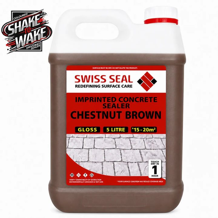 Imprinted Concrete Tinted Sealer / Renovator – Chestnut Brown