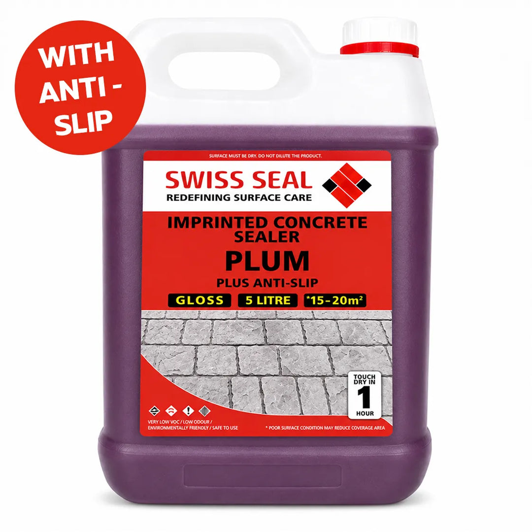 Imprinted Concrete Tinted Sealer / Renovator – Plum