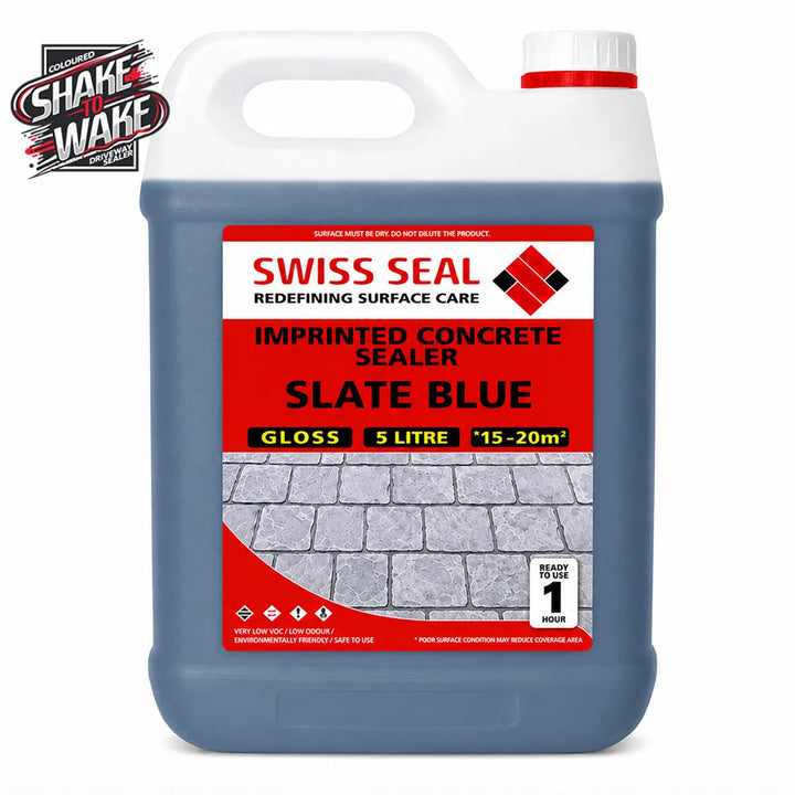 Imprinted Concrete Tinted Sealer / Renovator – Slate Blue