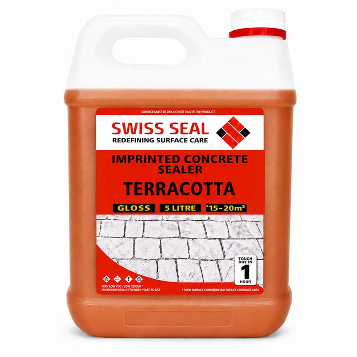 Imprinted Concrete Tinted Sealer / Renovator – Terracotta