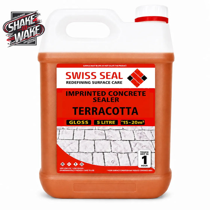 Imprinted Concrete Tinted Sealer / Renovator – Terracotta