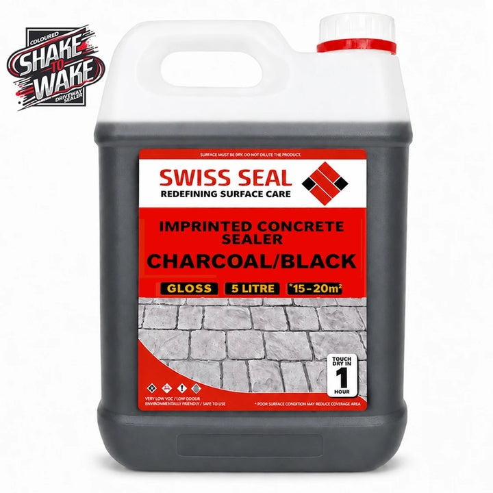 Imprinted Concrete Tinted Sealer / Renovator – Charcoal/Black