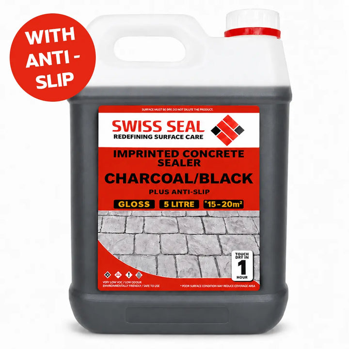Imprinted Concrete Tinted Sealer / Renovator – Charcoal/Black
