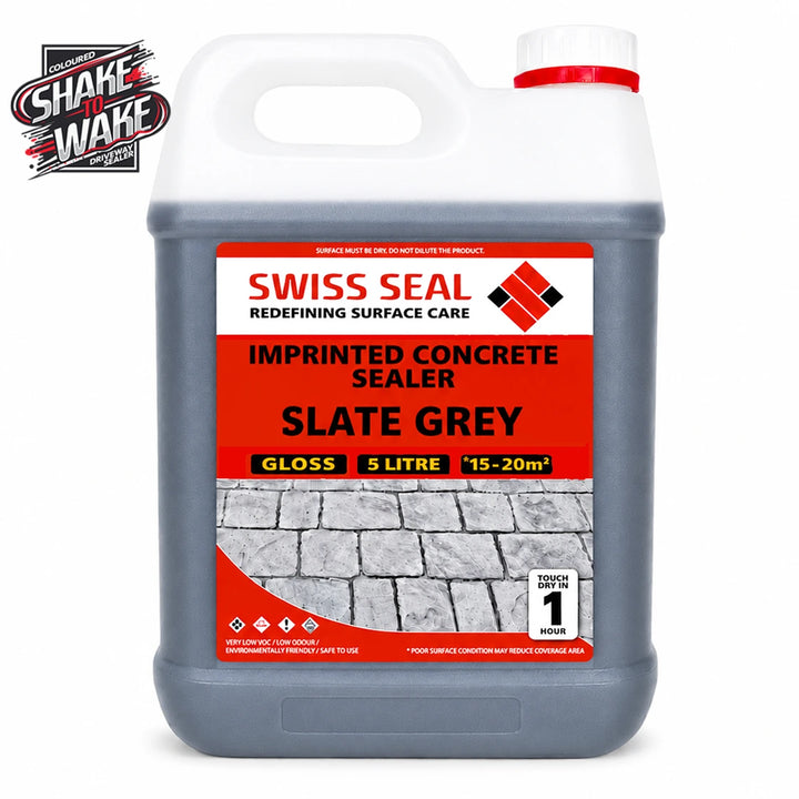 Imprinted Concrete Tinted Sealer / Renovator – Slate Grey