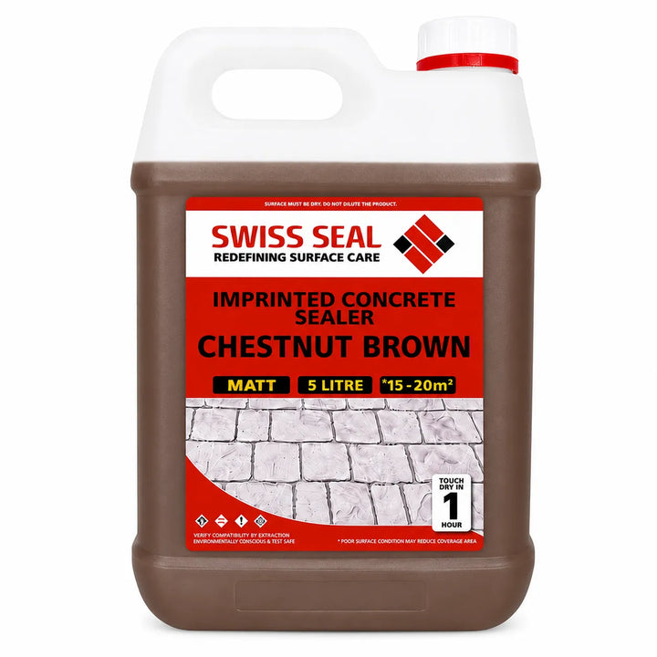 Imprinted Concrete Tinted Sealer / Renovator – Chestnut Brown