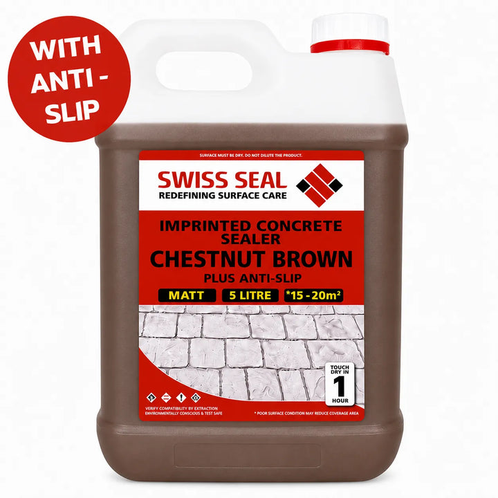 Imprinted Concrete Tinted Sealer / Renovator – Chestnut Brown