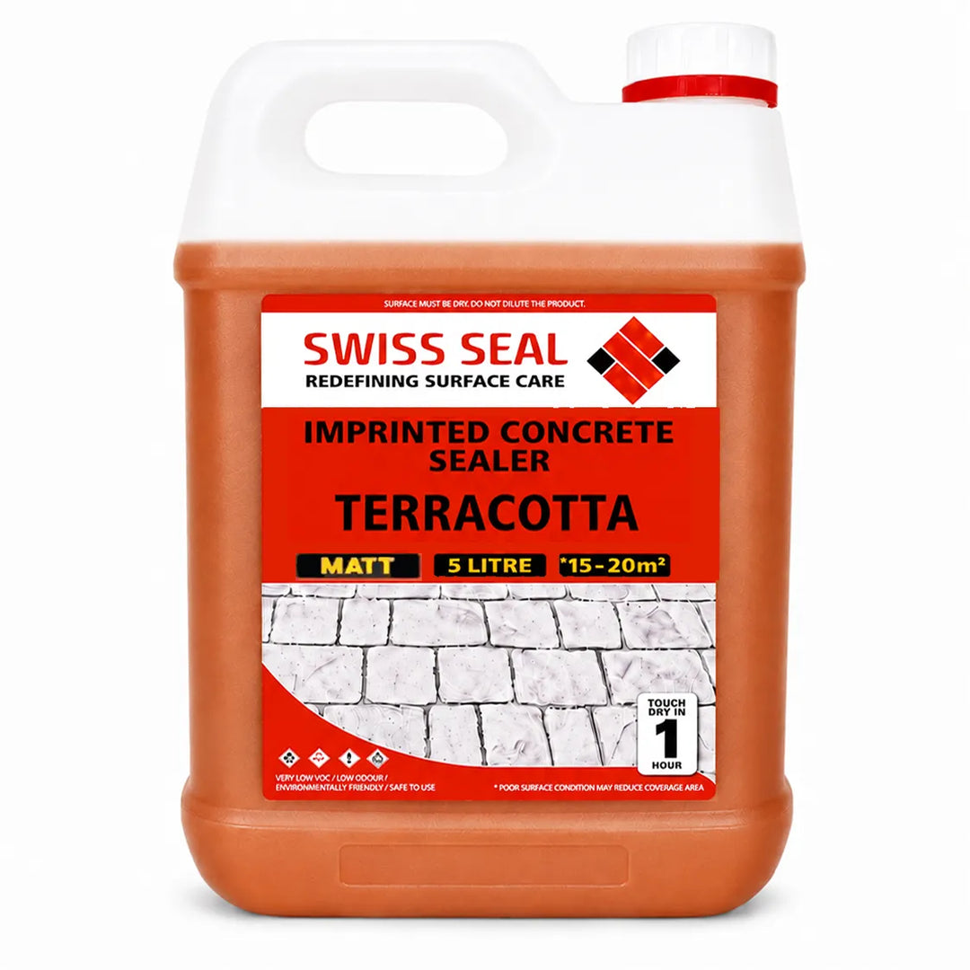 Imprinted Concrete Tinted Sealer / Renovator – Terracotta