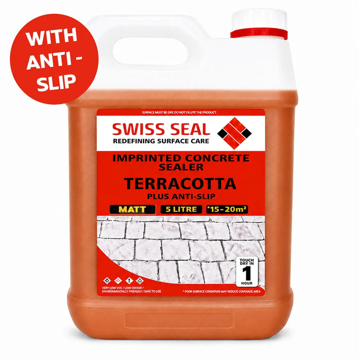Imprinted Concrete Tinted Sealer / Renovator – Terracotta
