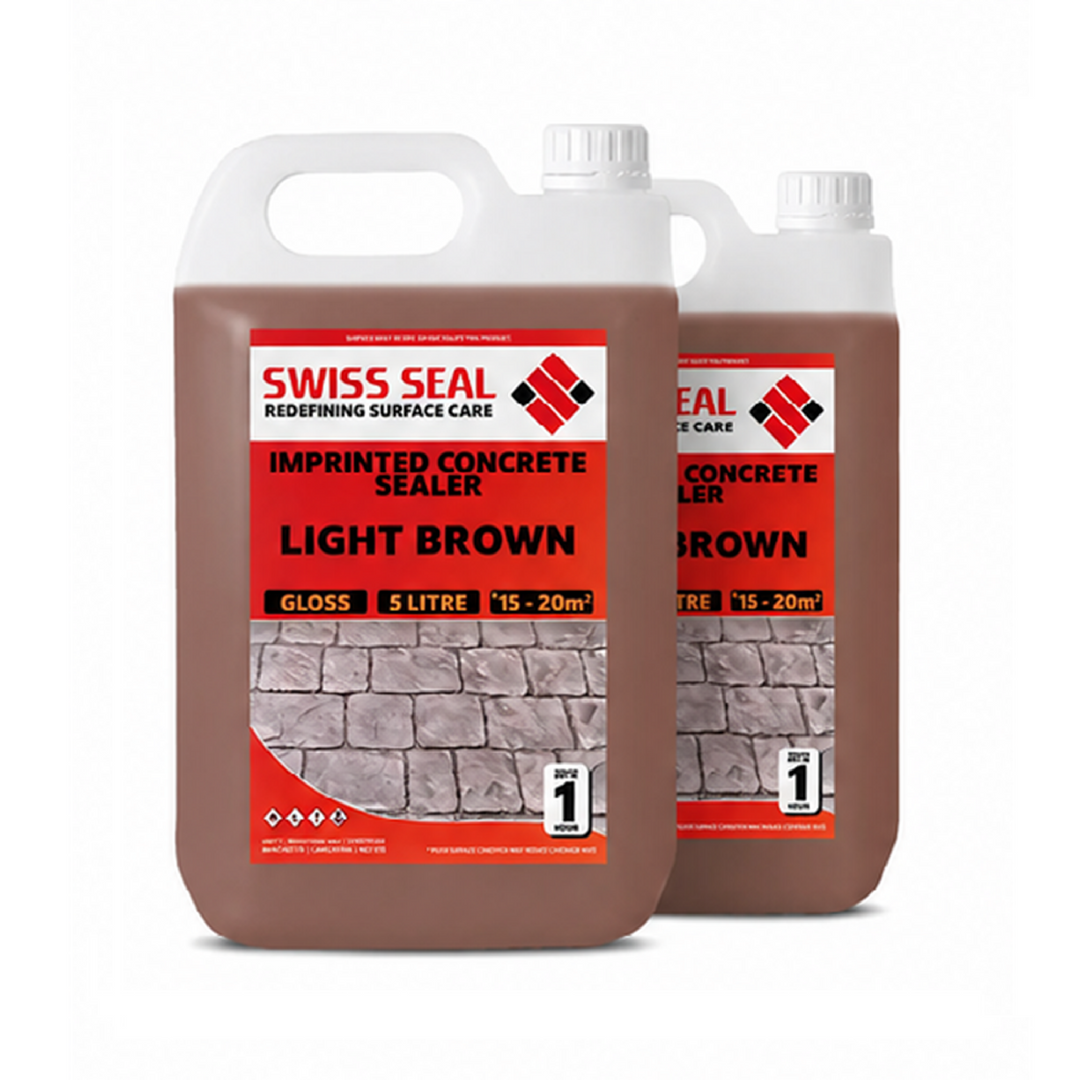 Imprinted Concrete Tinted Sealer / Renovator – Light Brown