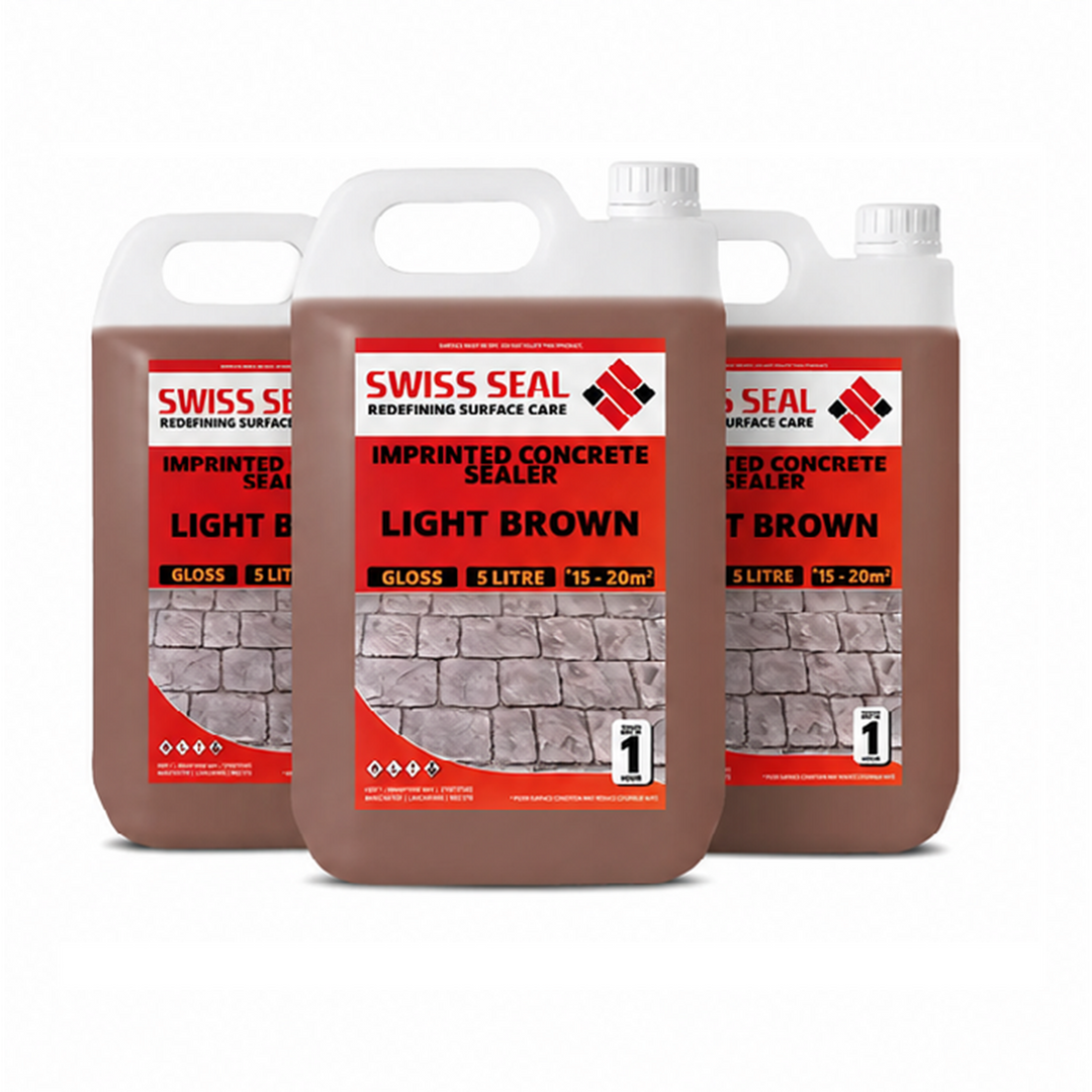 Imprinted Concrete Tinted Sealer / Renovator – Light Brown