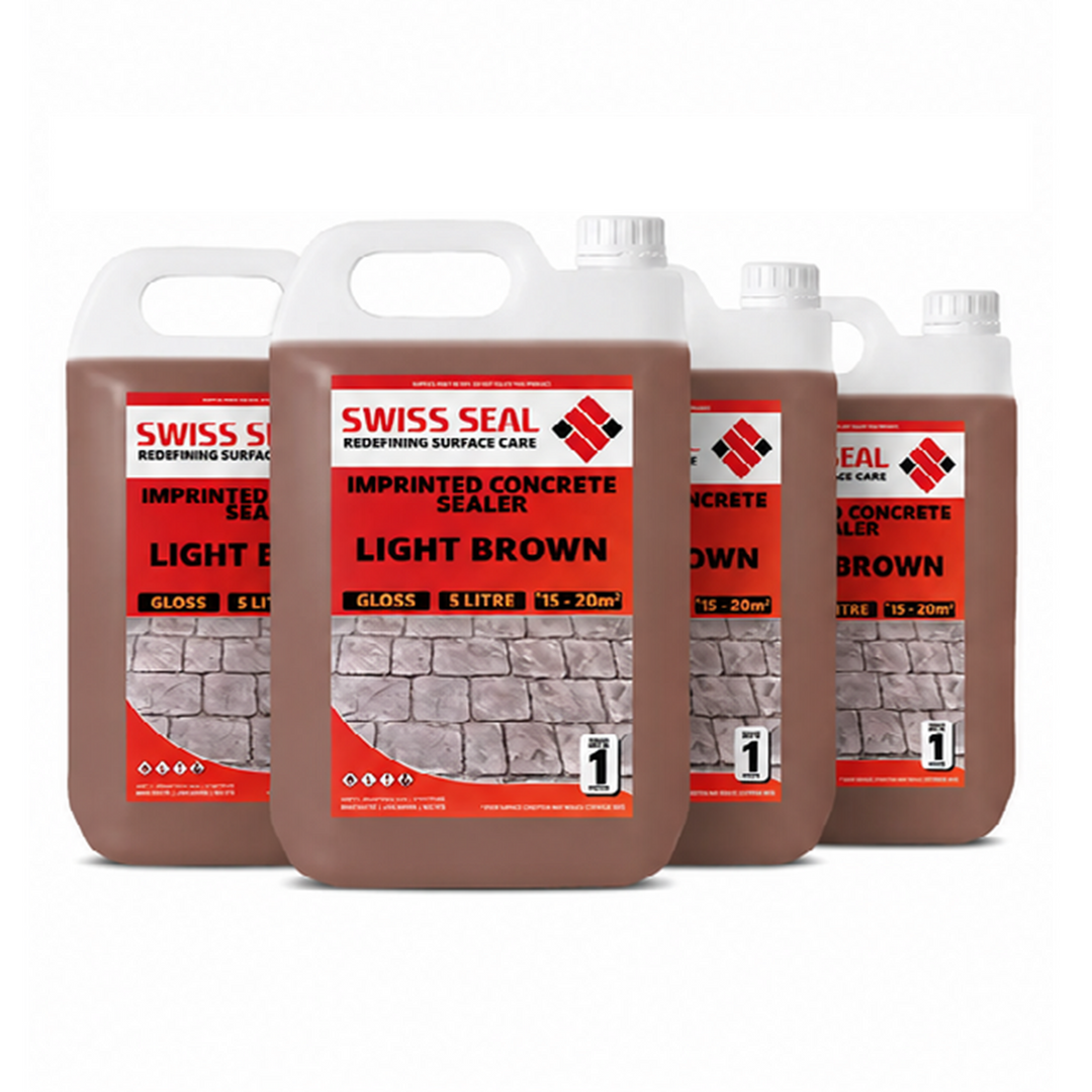 Imprinted Concrete Tinted Sealer / Renovator – Light Brown