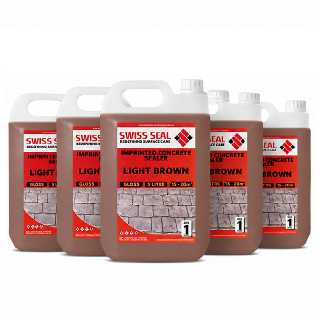 Imprinted Concrete Tinted Sealer / Renovator – Light Brown