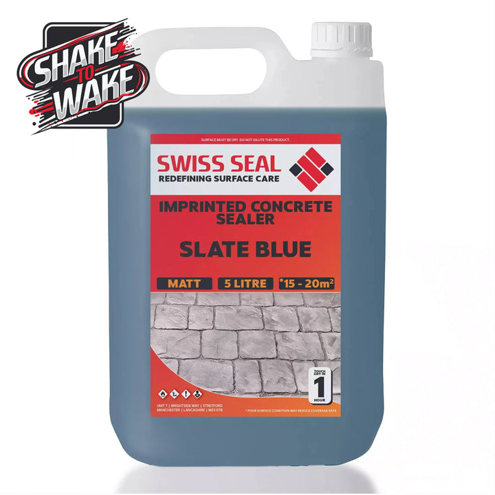 Imprinted Concrete Tinted Sealer / Renovator – Slate Blue